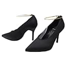 NEW GIVENCHY PUMPS SHOES 516895 39 BLACK SATIN NEW PUMPS SHOES - Givenchy