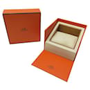 BOX FOR HERMES CAPE COD ARCEAU HOUR H CLIPPER WATCH 11CM ORANGE WATCH BOX - Hermès