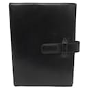 VINTAGE COVER HERMES AGENDA GM A5 DIRECTORY NOTEBOOK IN BLACK LEATHER BOX COVER - Hermès
