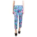 Multicoloured floral tailored trousers - size UK 10 - Weekend Max Mara