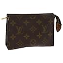 Louis Vuitton Monogram Poche Toilette 15 Bolsa M47546 Autenticação de LV 63044