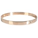 Hermès H d'Ancre Bracelet in 18k Rose Gold 0.07 ctw