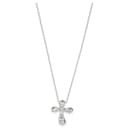 TIFFANY & CO. Elsa Peretti Cross Pendant in  Platinum 0.25 ctw - Tiffany & Co