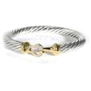 David Yurman Cable Collectibles Bracelet in 18k yellow gold/sterling silver 0.09