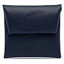 Hermes Blue Evercolor Bastia Coin Pouch - Hermès