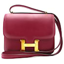 Hermès Rouge Epsom Mini Constance 18