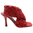 Red Braided Heels - Bottega Veneta