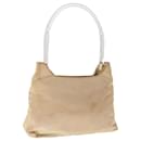 PRADA Shoulder Bag Nylon Beige Auth 65552 - Prada