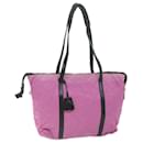 PRADA Einkaufstasche Nylon Pink Auth 65013 - Prada
