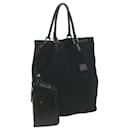 FENDI Hand Bag Nylon Black Auth 65087 - Fendi