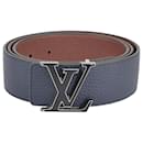 Cintura reversibile inclinabile blu navy - Louis Vuitton