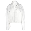 Acne Studios Denim Jacket in White Cotton