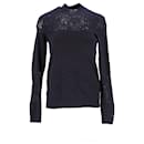 Womens Lace Panel High Neck Jumper - Tommy Hilfiger