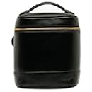 Chanel Black CC Lambskin Vanity Bag