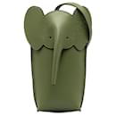 Sac bandoulière Loewe vert Elephant Pocket