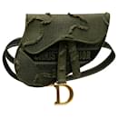 Dior Green Camouflage Saddle Belt Bag