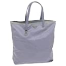 PRADA Tote Bag Nylon Light Blue Auth ac2744 - Prada