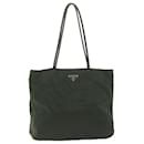 PRADA Shoulder Bag Nylon Khaki Auth 63894 - Prada