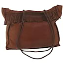 PRADA Shoulder Bag Leather Brown Auth bs11694 - Prada