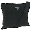 PRADA Shoulder Bag Nylon Black Auth ac2658 - Prada