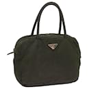 PRADA Hand Bag Nylon Green Auth ac2745 - Prada