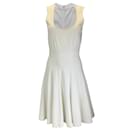 Alaia Vestido de malha branco sem mangas com decote redondo - Alaïa