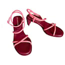 Tara Ka Mid T sandals. 38 - Burgundy and pink - New - SS model 2024 - United Nude