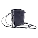 Bottega Veneta Maxi Intrecciato Cassette Bucket Bag Leather Crossbody Bag 680217VCQC48837 in Excellent condition