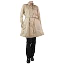 Manteau coquille en nylon neutre - taille UK 14 - Moncler