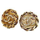 Strass CC Clip On Earrings - Autre Marque