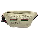 Gucci White Coco Capitan Logo Belt Bag