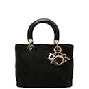 Medium Cannage Suede Lady Dior Bag - Autre Marque