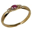 18K Ruby & Diamond Ring - Autre Marque