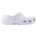 Klassische hochglänzende Sandalen – Crocs – Thermoplast – Weiß - Autre Marque