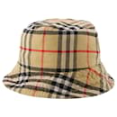 Chapéu Bucket Clássico - Burberry - Algodão - Archive Beige