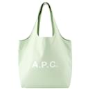 Ninon Shopper Bag - A.P.C. - Synthetic Leather - Green - Apc