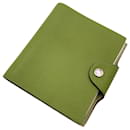 Hermes Green Togo Ulysse Mini-Notizbuchhülle aus Leder mit Nachfüllung - Hermès