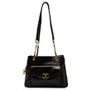 Chanel Black CC Lambskin Front Pocket Tote Bag