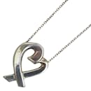 Tiffany & Co Loving Heart Pendant Necklace Metal Necklace in Good condition
