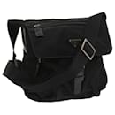 PRADA Shoulder Bag Nylon Black Auth bs11651 - Prada