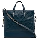 Chanel Blue Große Gabrielle Einkaufstasche
