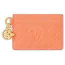 LV Charms card holder apricot - Louis Vuitton