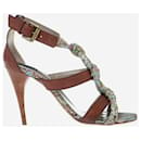 Etro sandals from leather and fabric