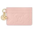 Porta-cartões LV Charms rosa - Louis Vuitton