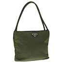 PRADA Hand Bag Nylon Green Auth 65553 - Prada
