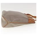 Christian Dior Shoulder Bag PVC Leather Gray Auth fm3174