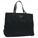 PRADA Sac Cabas Nylon Noir Auth bs11691 - Prada