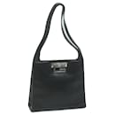 GUCCI Shoulder Bag Leather Black Auth bs11712 - Gucci