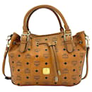 MCM Drawstring Shoulder Bag Crossbag Bag Cognac Bag Drawstring Shopper