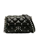 Schwarze Valentino Candystud Umhängetasche